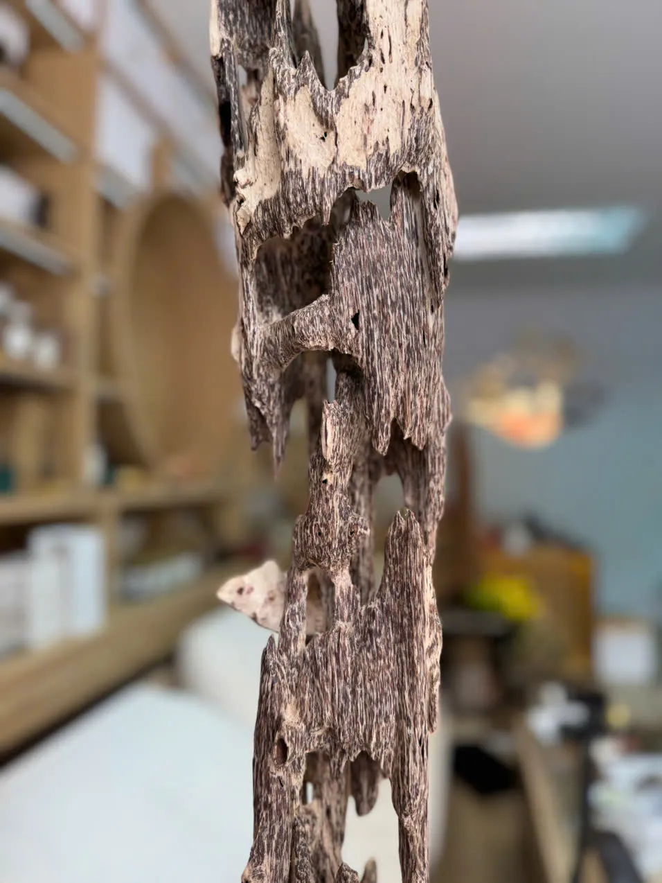 Natural Agarwood Sculpture – 86cm Premium Oud Decorative Block – Maison Amore