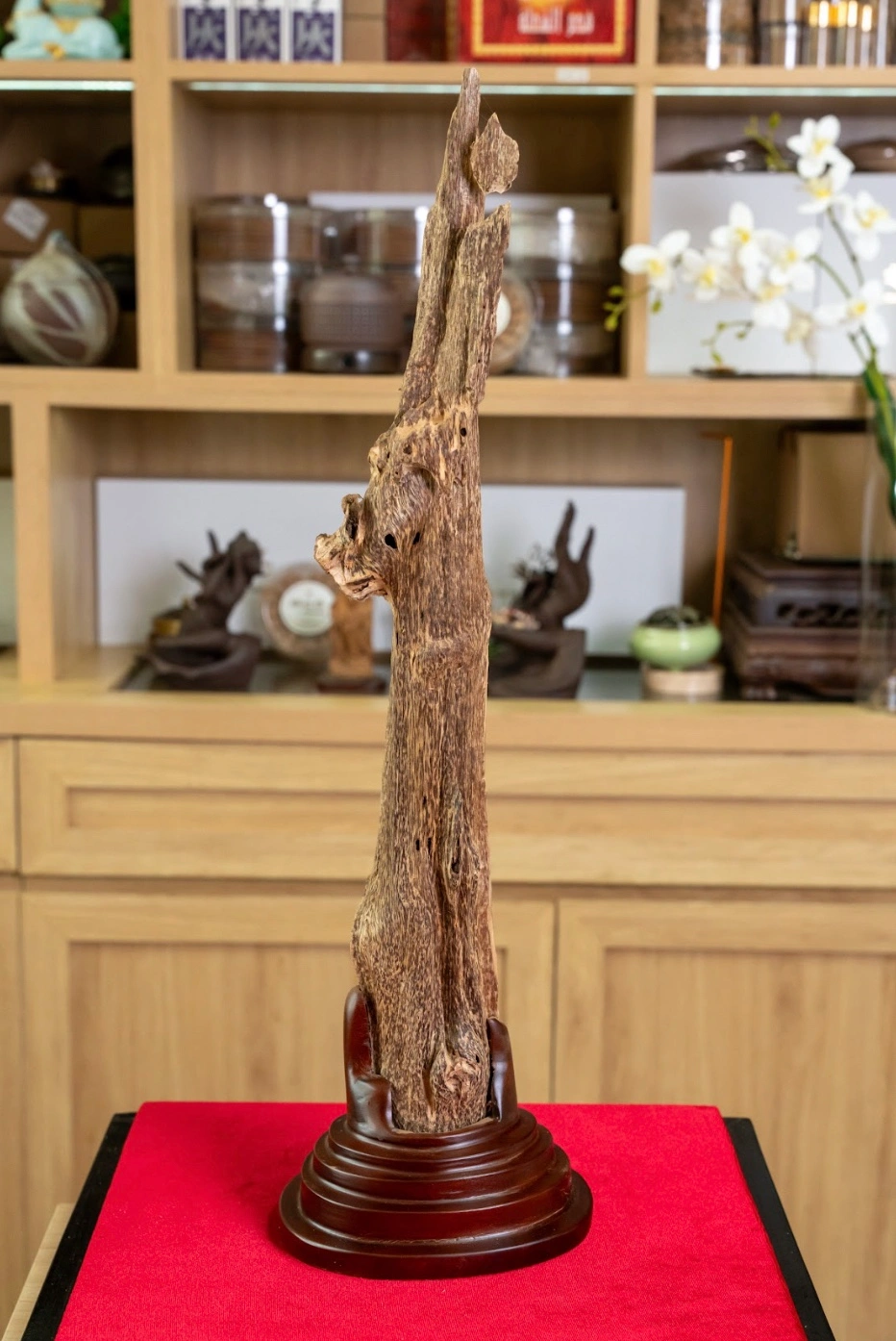 Khanh Hoa Wild Agarwood Sculpture – Natural Oud Decorative Block