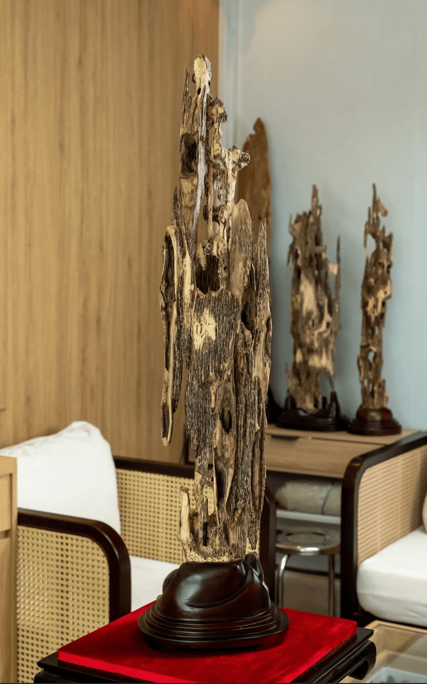 Natural Agarwood Sculpture – Ant Agarwood Solid Block 86cm – Maison Amore