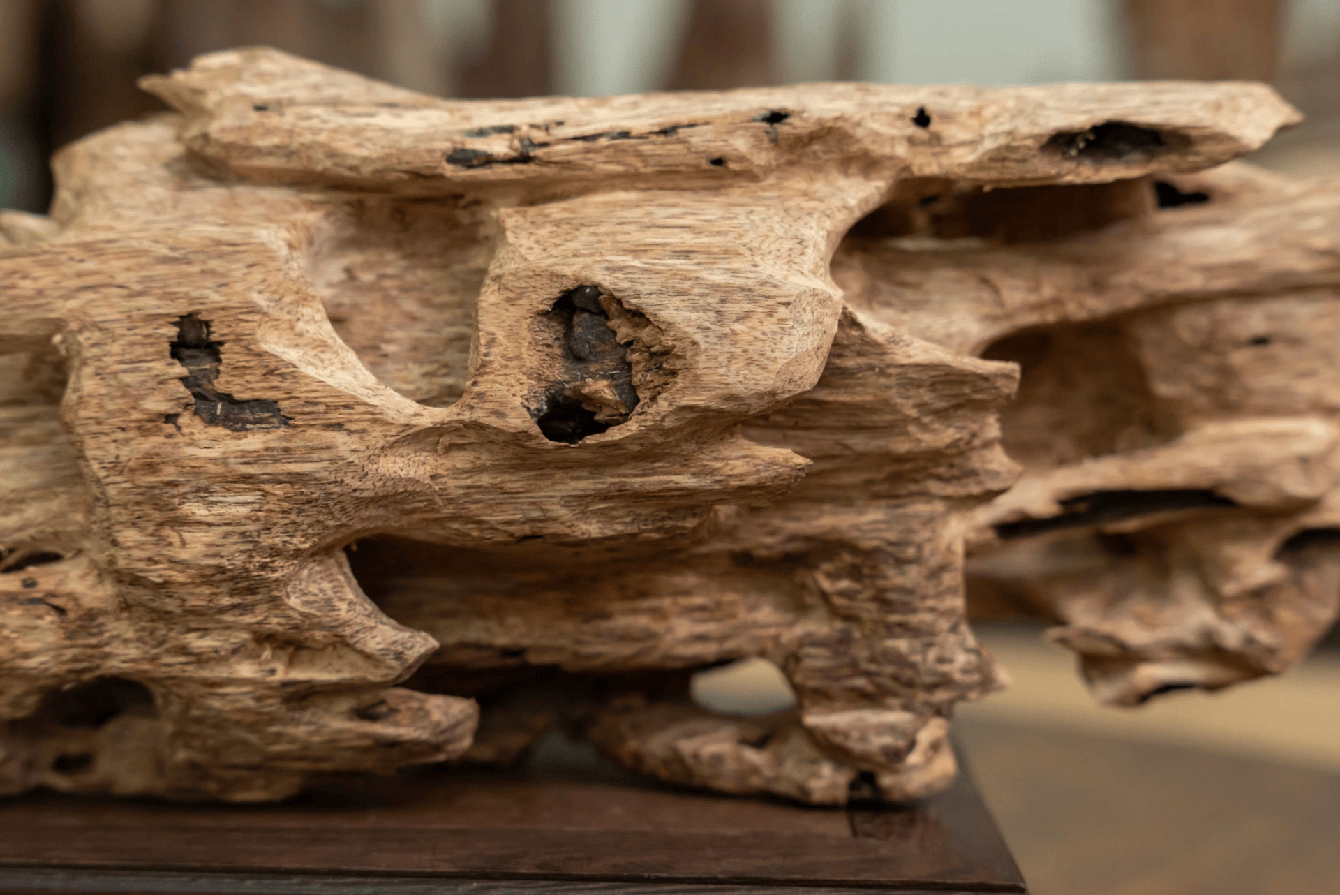 Natural Agarwood Sculpture – Premium Home Décor &amp; Gift – Nhi Maison Amore